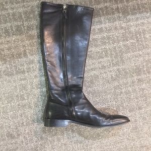 Lambertson Truex Black Leather Boots Size 38.5